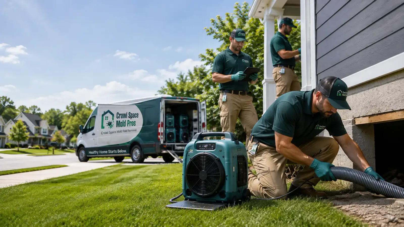 Crawl Space Mold Removal in Cambridge, WI